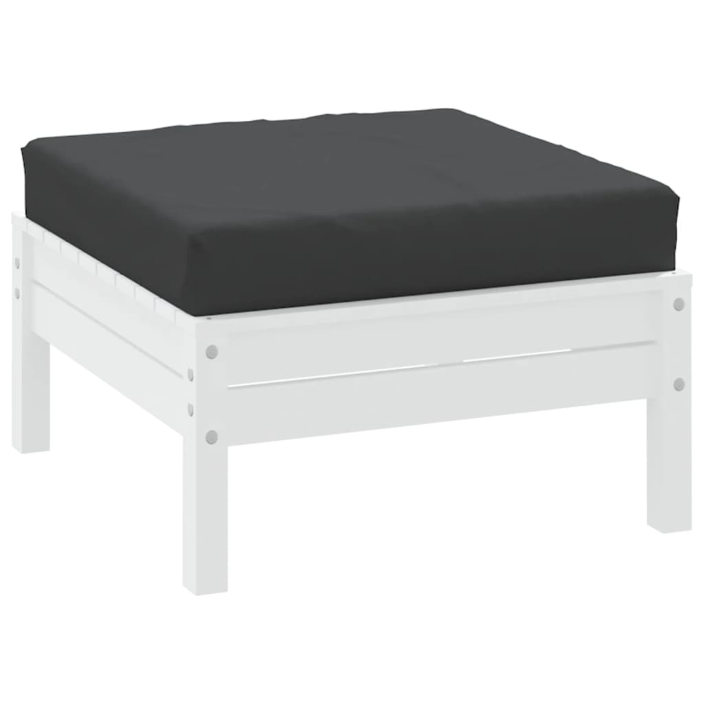 Palettenkissen Schwarz 60x60x6 cm Oxford-Gewebe