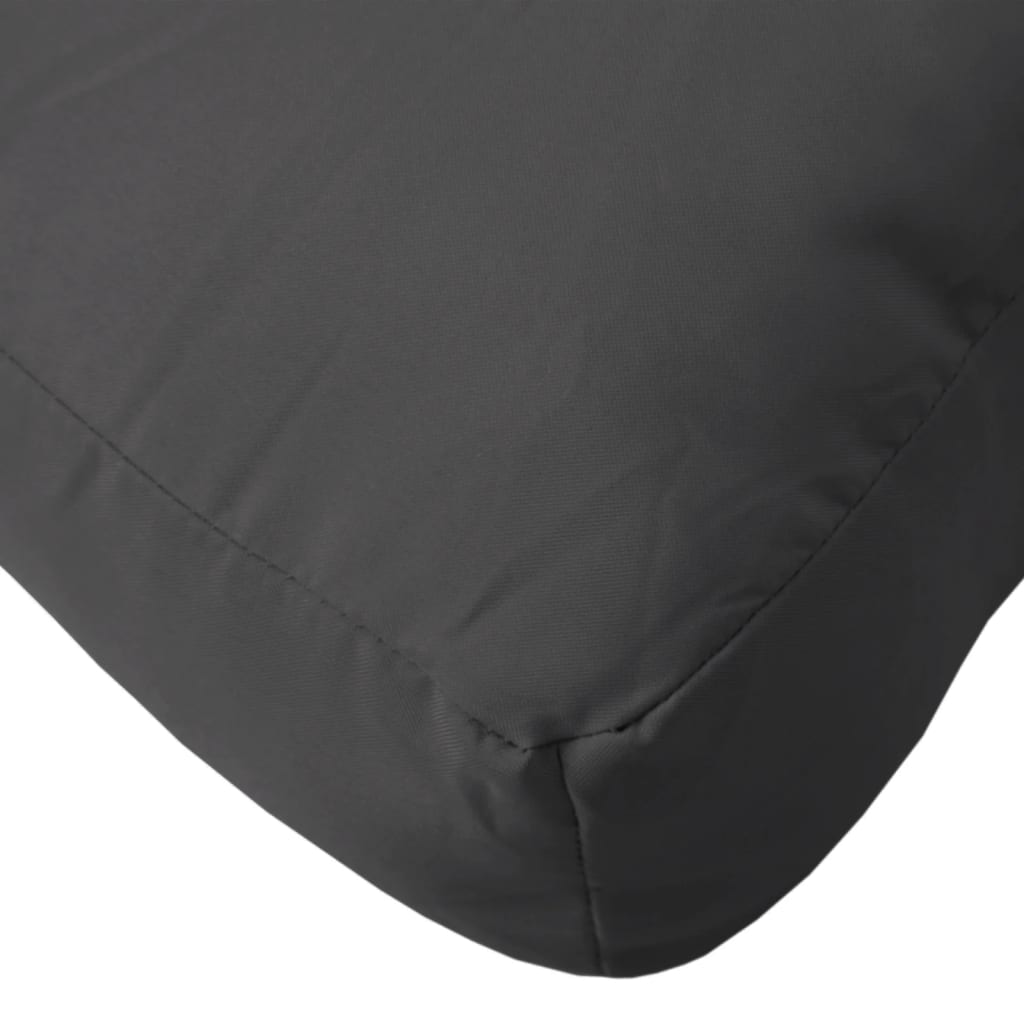 Palettenkissen Schwarz 60x60x6 cm Oxford-Gewebe
