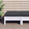 Palettenkissen Schwarz 60x60x6 cm Oxford-Gewebe