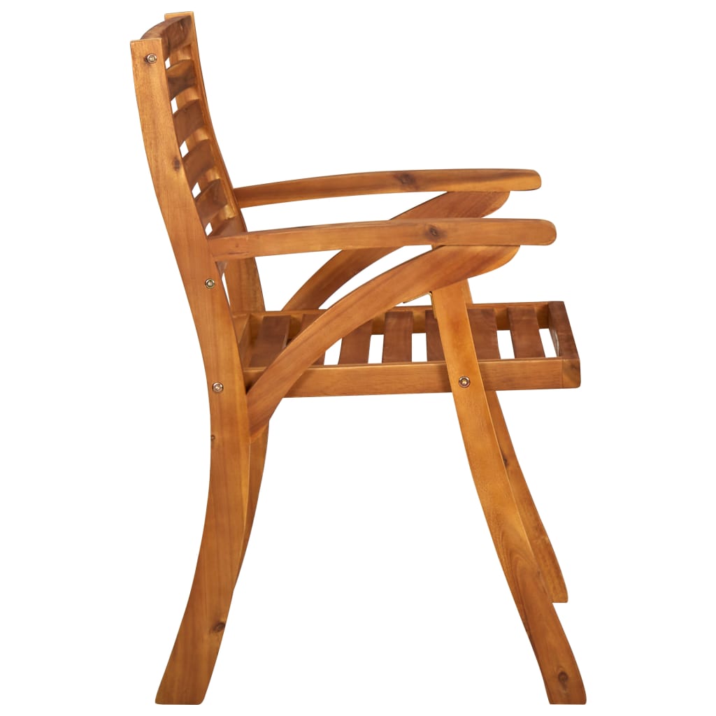 7-teiliges Garten-Ess-Set 150 x 90 cm Massivholz Akazie