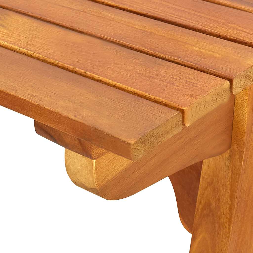 7-teiliges Garten-Ess-Set 150 x 90 cm Massivholz Akazie