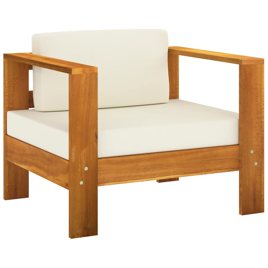 8-teiliges Garten-Lounge-Set mit Kissen 100 x 60 cm Akazienholz