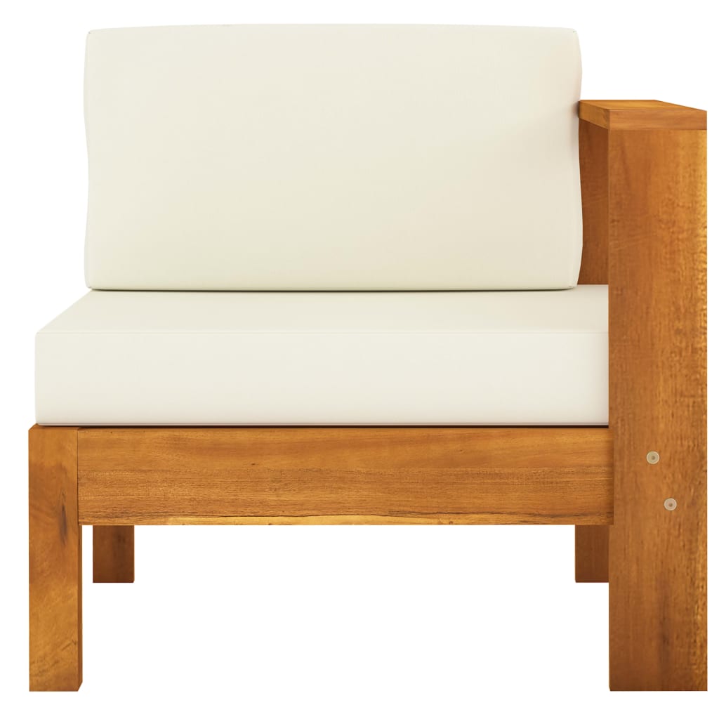 8-teiliges Garten-Lounge-Set mit Kissen 100 x 60 cm Akazienholz
