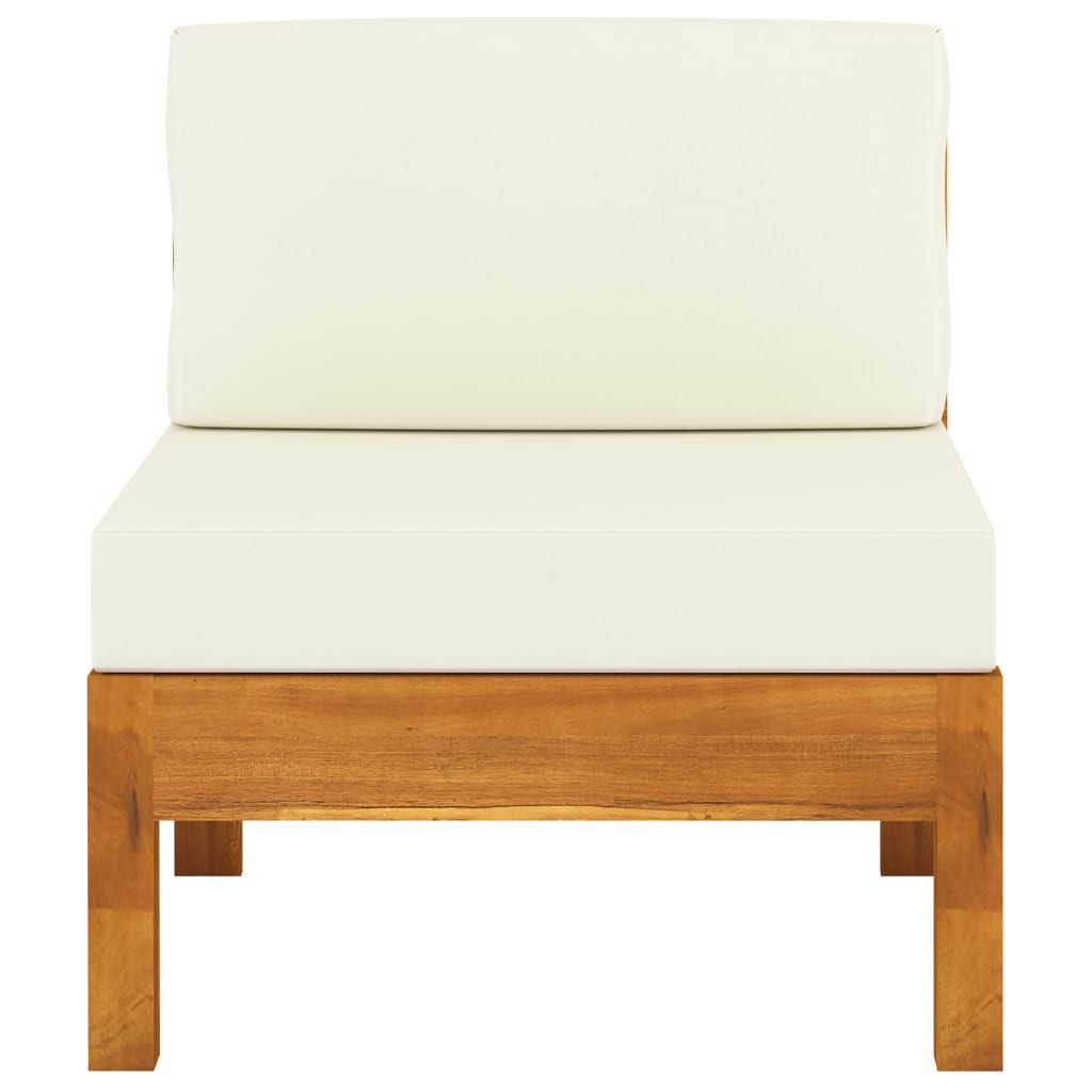 8-teiliges Garten-Lounge-Set mit Kissen 100 x 60 cm Akazienholz