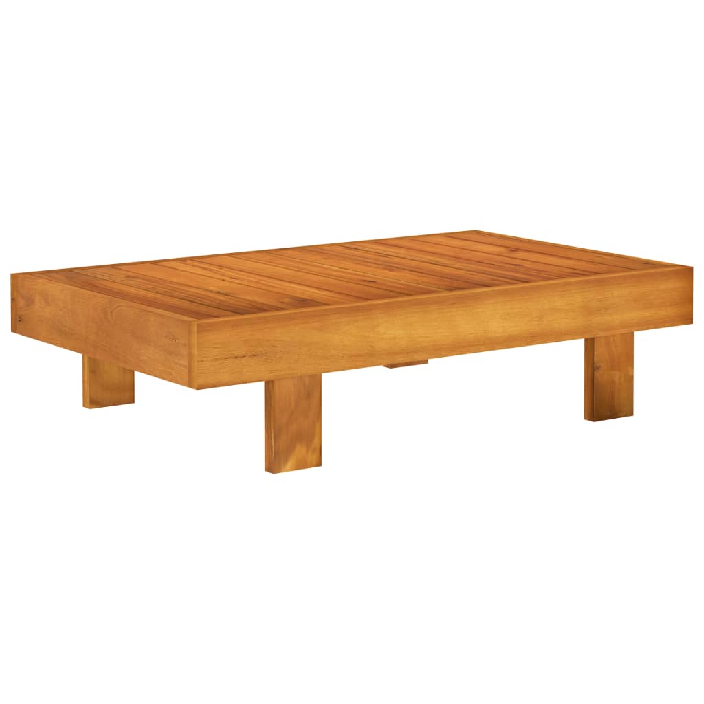 4-tlg. Garten-Lounge-Set mit Kissen 100x60 cm Akazienholz