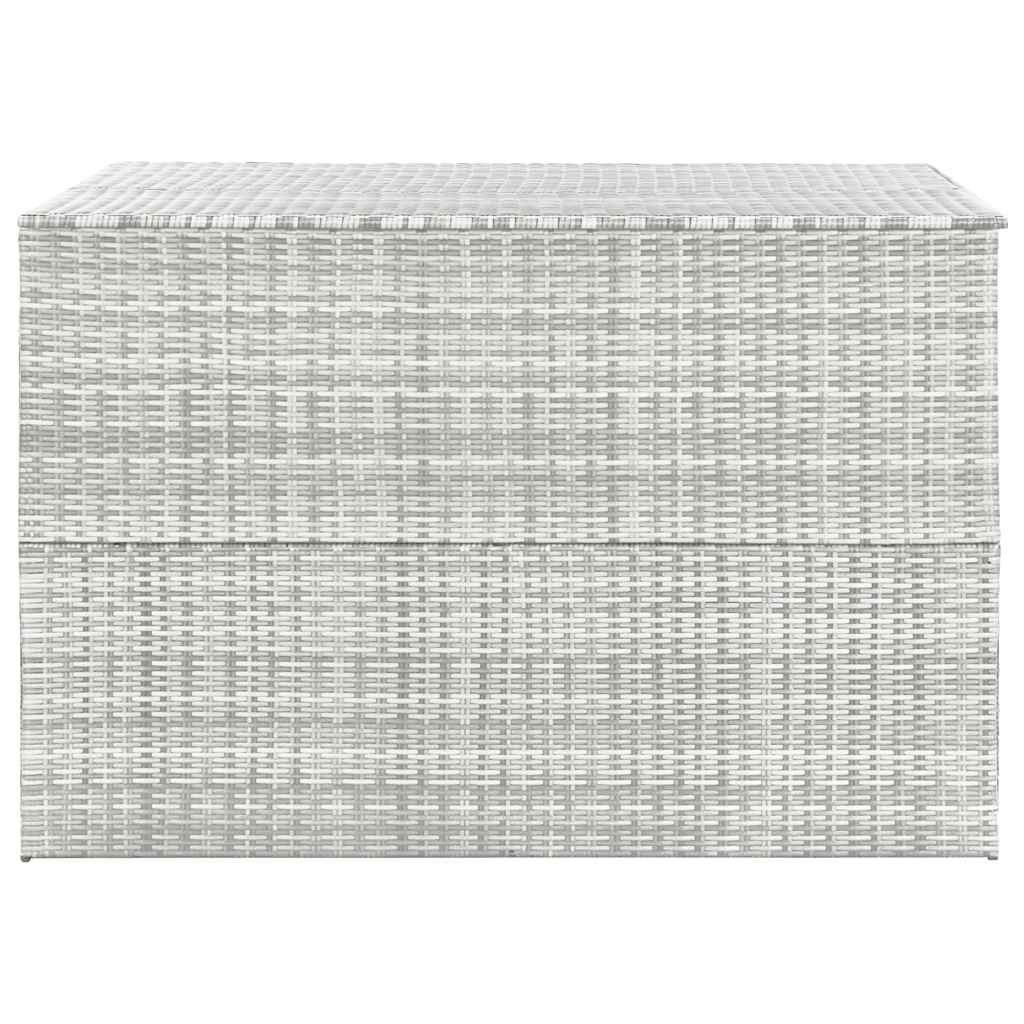 Garden-Auflagenbox Hellgrau 150x100x100 cm Poly Rattan
