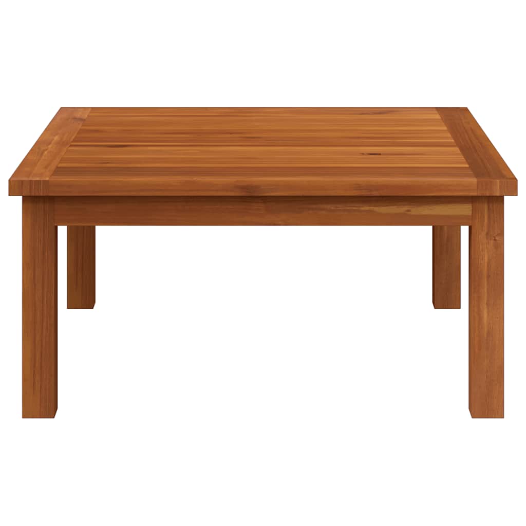 3-tlg. Garten-Lounge-Set mit Kissen Holz Akazie & Seil