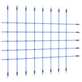 Kletternetz 200x150 cm Blau