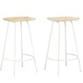 Barhocker 2 Stk. Mango Massivholz
