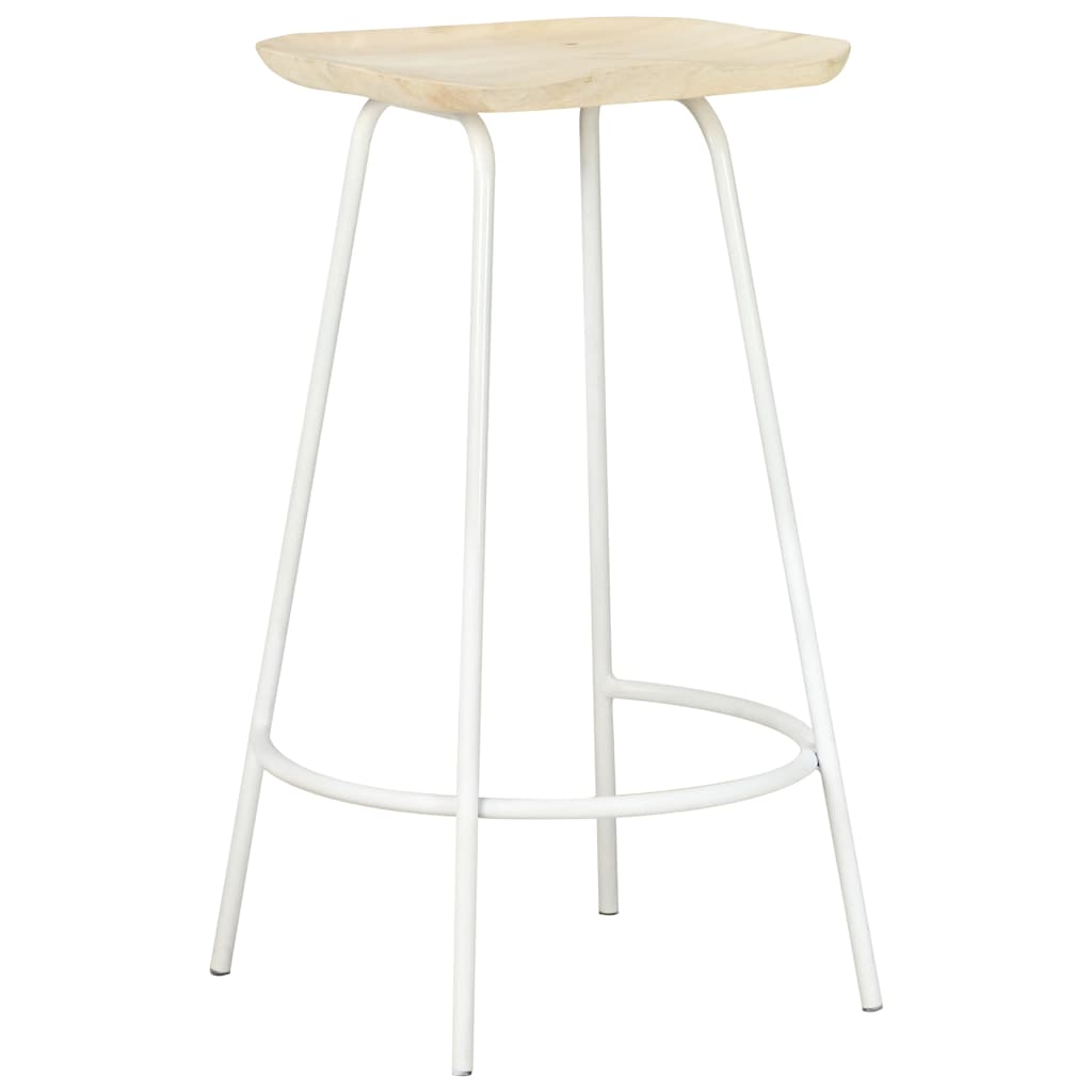 Barhocker 2 Stk. Mango Massivholz