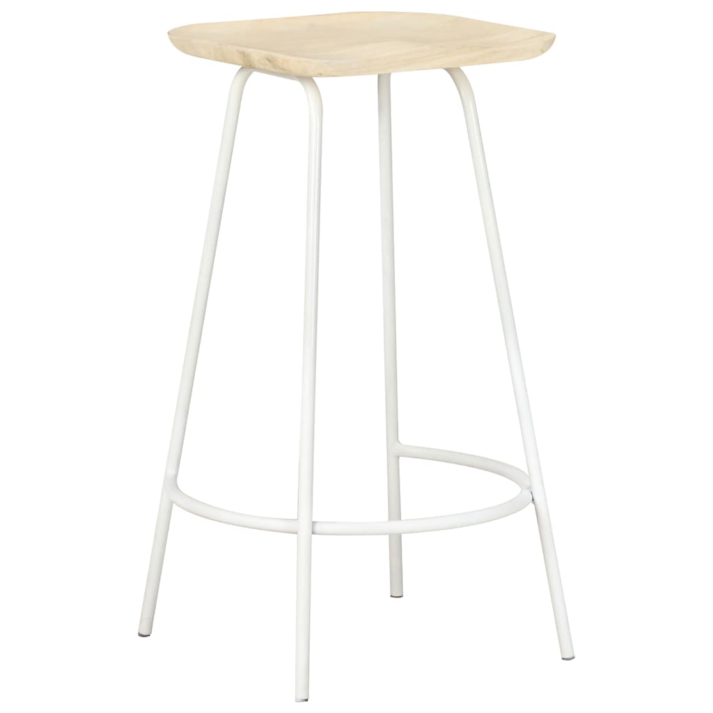 Barhocker 2 Stk. Mango Massivholz