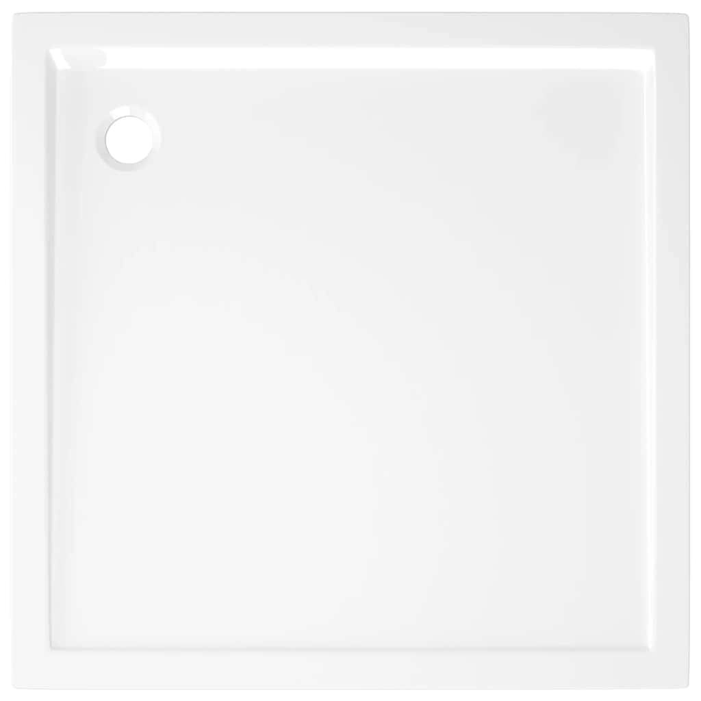 Duschtasse ABS Quadratisch Weiß 80x80 cm