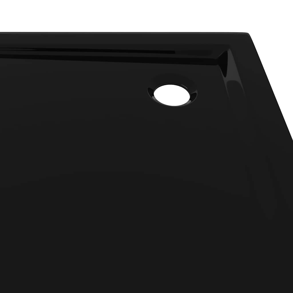 Duschtasse ABS Quadratisch Schwarz 90x90 cm