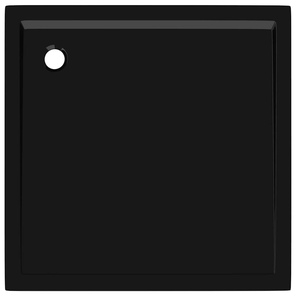 Duschtasse ABS Quadratisch Schwarz 80x80 cm