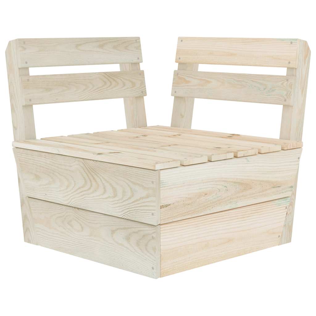Ecksofa Modular Fichtenholz Imprägniert
