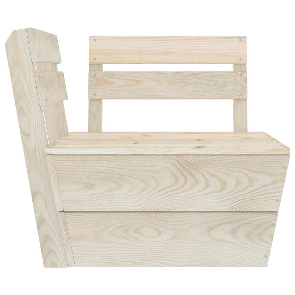 Ecksofa Modular Fichtenholz Imprägniert