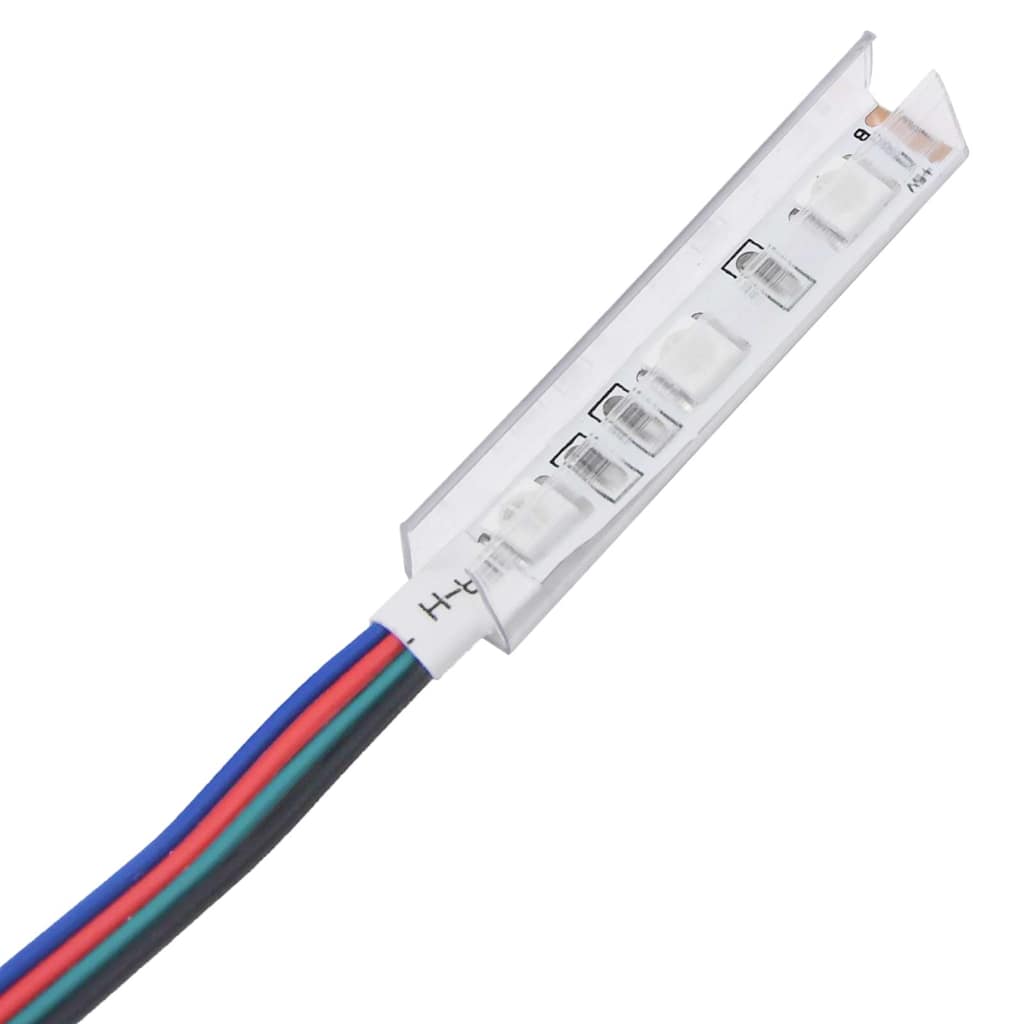 TV-Schrank mit LED-Leuchten Weiß 140x40x36 cm