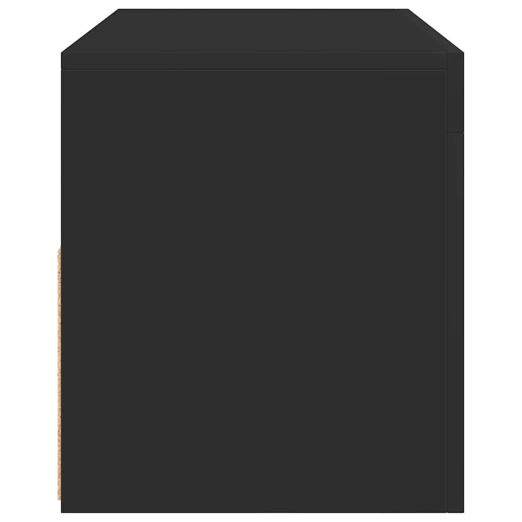 TV-Schrank mit LED-Beleuchtung Schwarz 90x35x40 cm