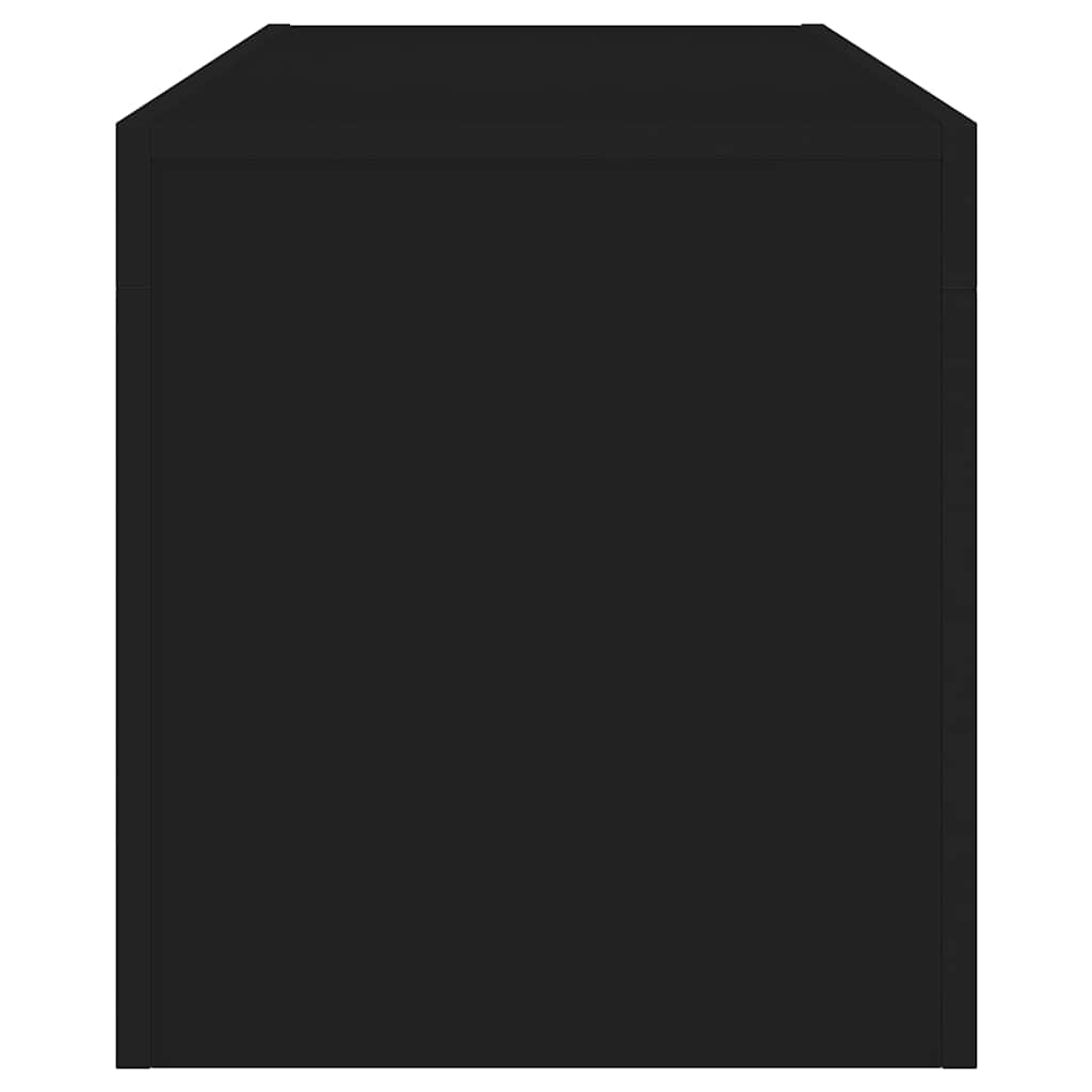 TV-Schrank mit LED-Leuchten Schwarz 120x35x40 cm