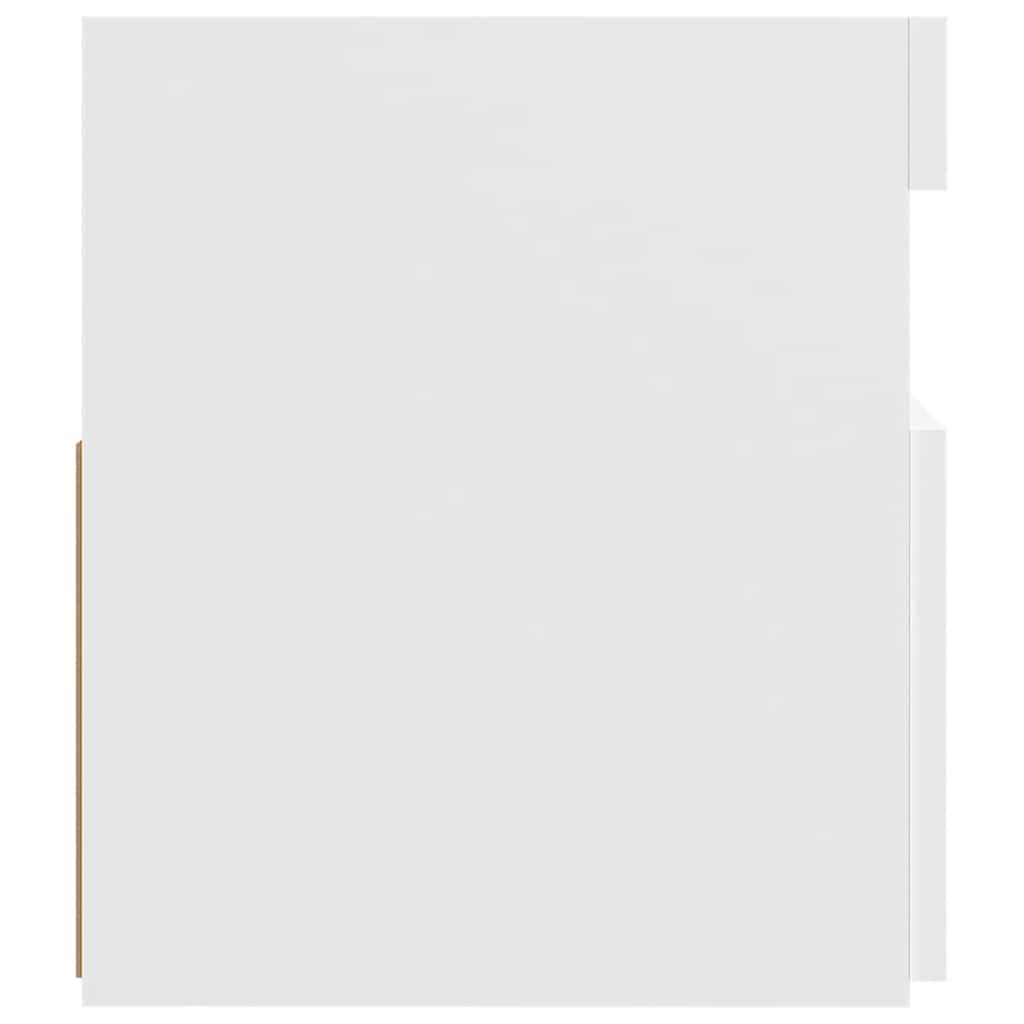 TV-Schrank mit LED-Leuchten Weiß 120x35x40 cm