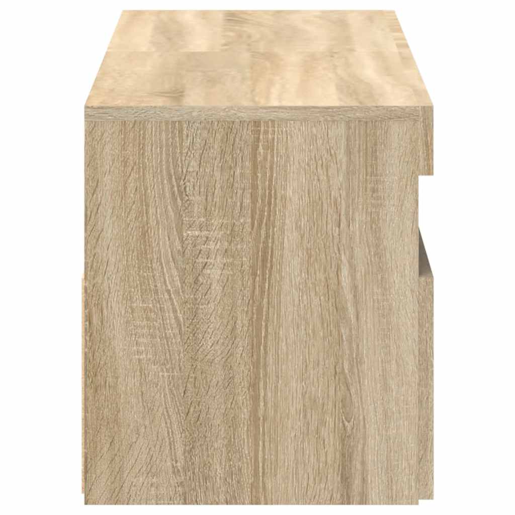 TV-Schränke LED-Leuchten 2 Stk. Sonoma-Eiche 60x35x40 cm