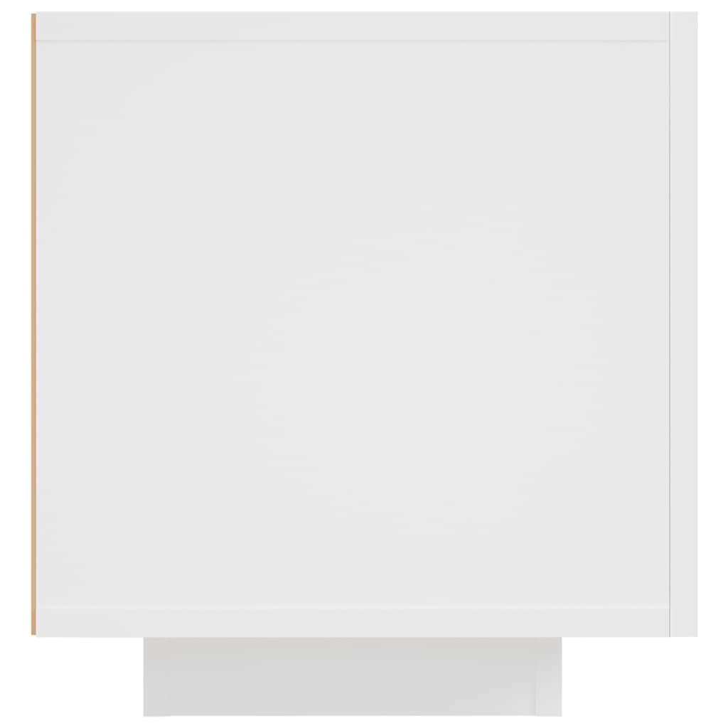 TV-Schrank mit LED-Leuchten Weiß 160x35x40 cm