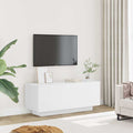 TV-Schrank Weiß 100x35x40 cm Holzwerkstoff