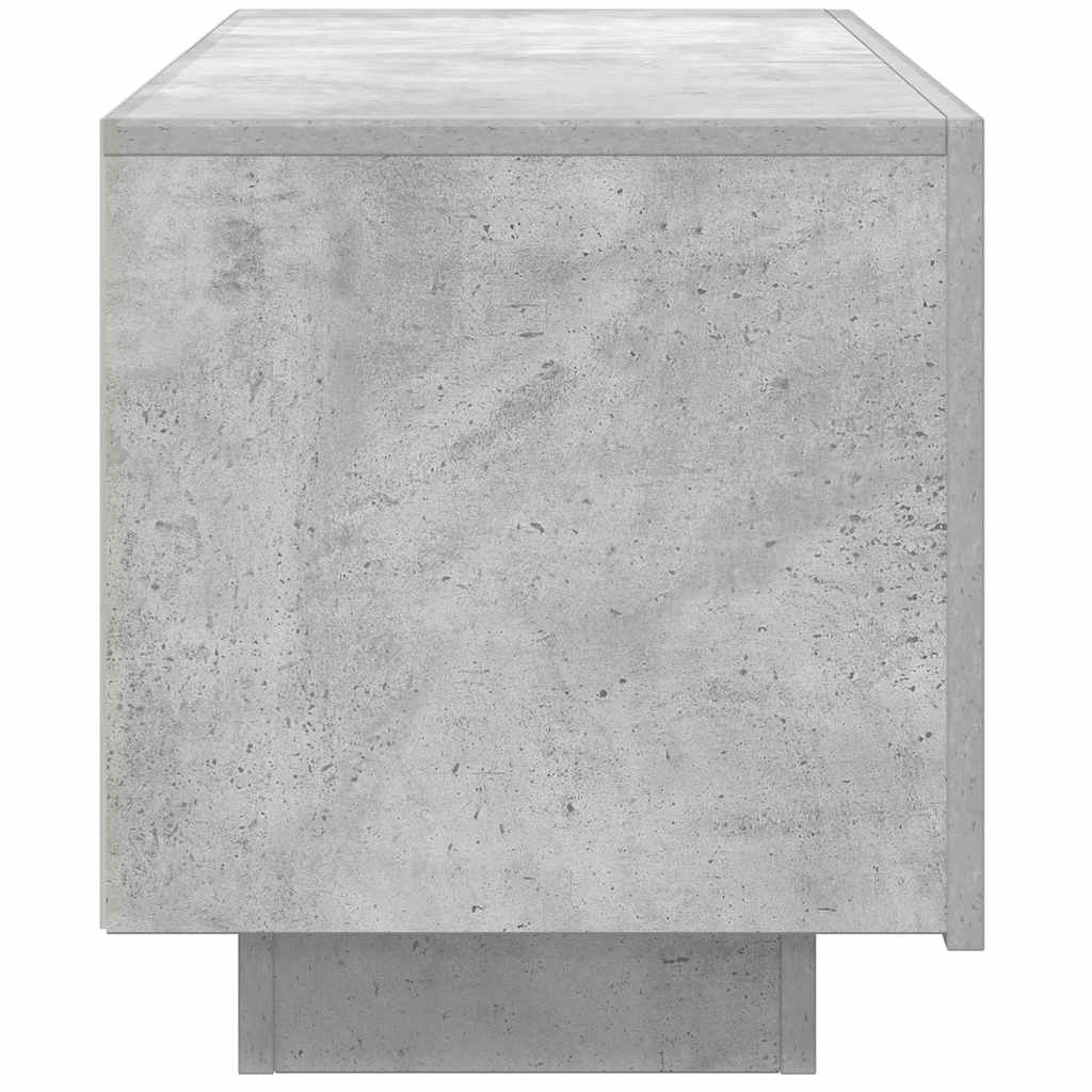 TV-Schrank Betongrau 100x35x40 cm Holzwerkstoff