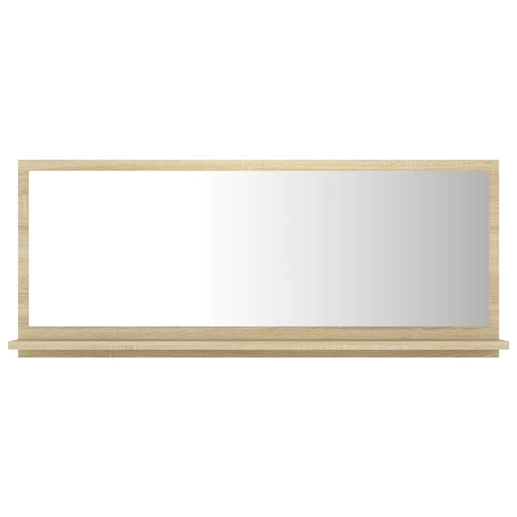 Badspiegel Sonoma-Eiche 90x10,5x37 cm Holzwerkstoff