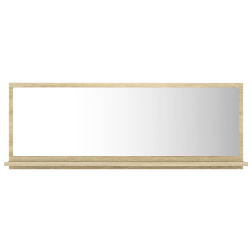 Badspiegel Sonoma-Eiche 100x10,5x37 cm Holzwerkstoff