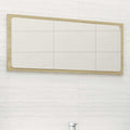 Badspiegel Sonoma-Eiche 80x1,5x37 cm Holzwerkstoff