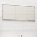 Badspiegel Betongrau 80x1,5x37 cm Holzwerkstoff