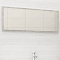 Badspiegel Betongrau 100x1,5x37 cm Holzwerkstoff