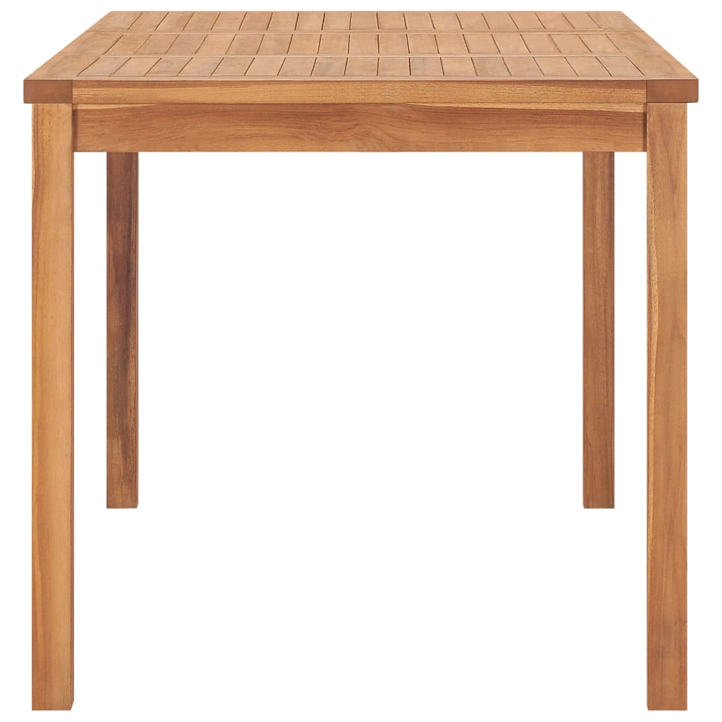 7-teiliges Garten-Ess-Set 140 x 80 cm Massivholz Teak