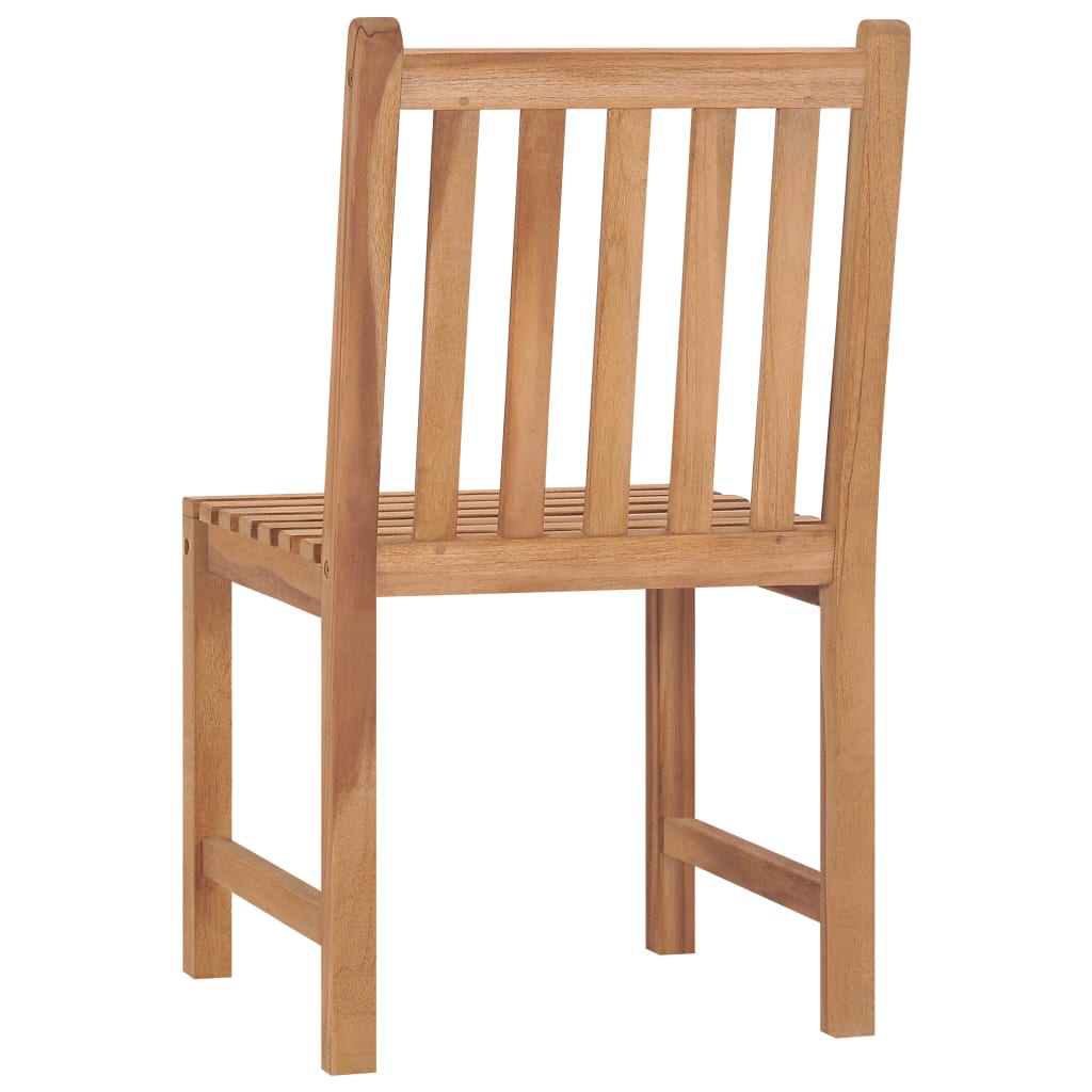 7-teiliges Garten-Ess-Set 140 x 80 cm Massivholz Teak