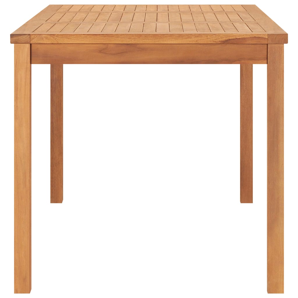 5-teiliges Garten-Ess-Set 160 x 80 cm Massivholz Teak