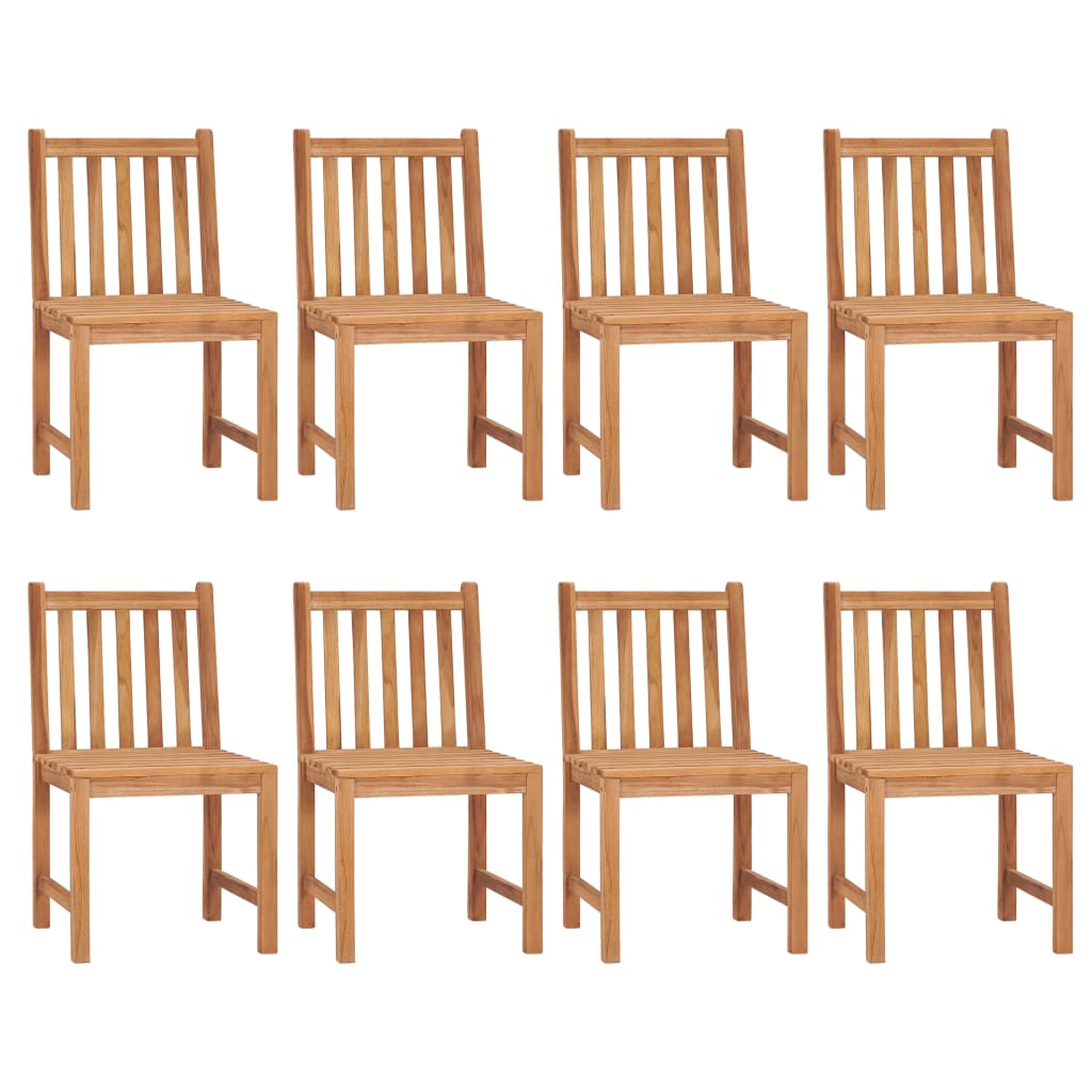 9-teiliges Garten-Ess-Set 180 x 90 cm Massivholz Teak