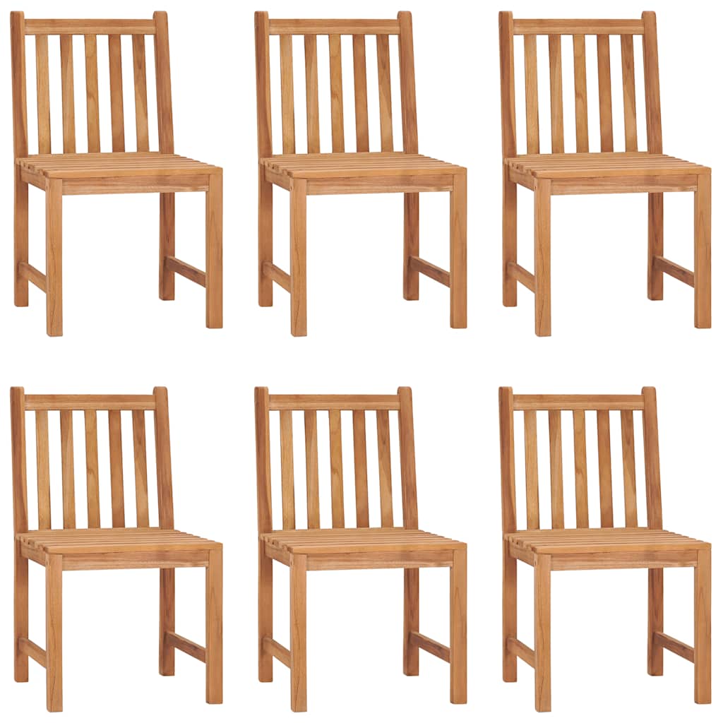 7-teiliges Garten-Ess-Set 200 x 100 cm Massivholz Teak