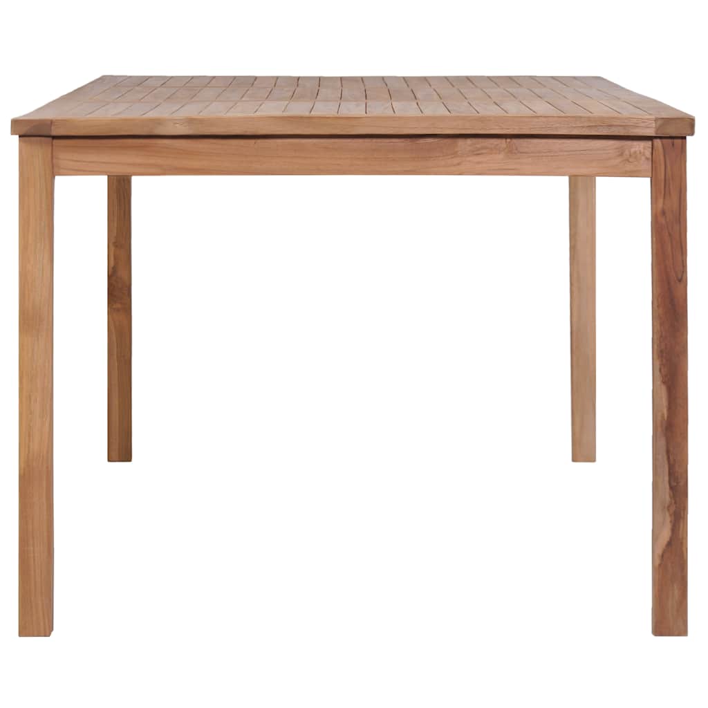 7-teiliges Garten-Ess-Set 200 x 100 cm Massivholz Teak