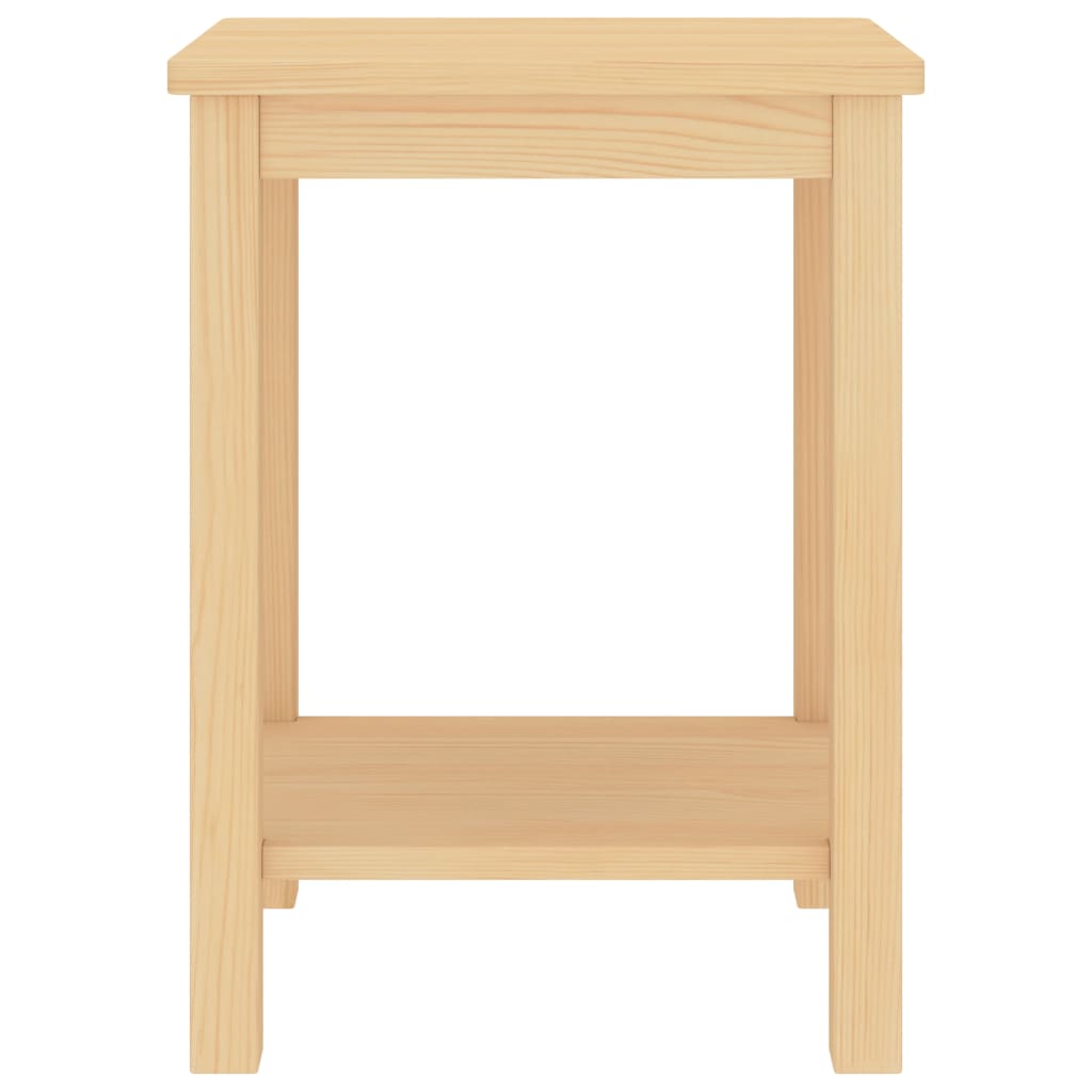 Nachttisch Natur 35x30x47 cm Massivholz Kiefer