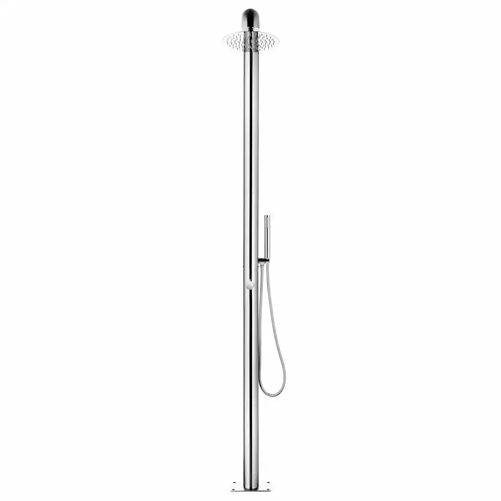 Gartendusche 225 cm aus Edelstahl 304 mit Handbrause