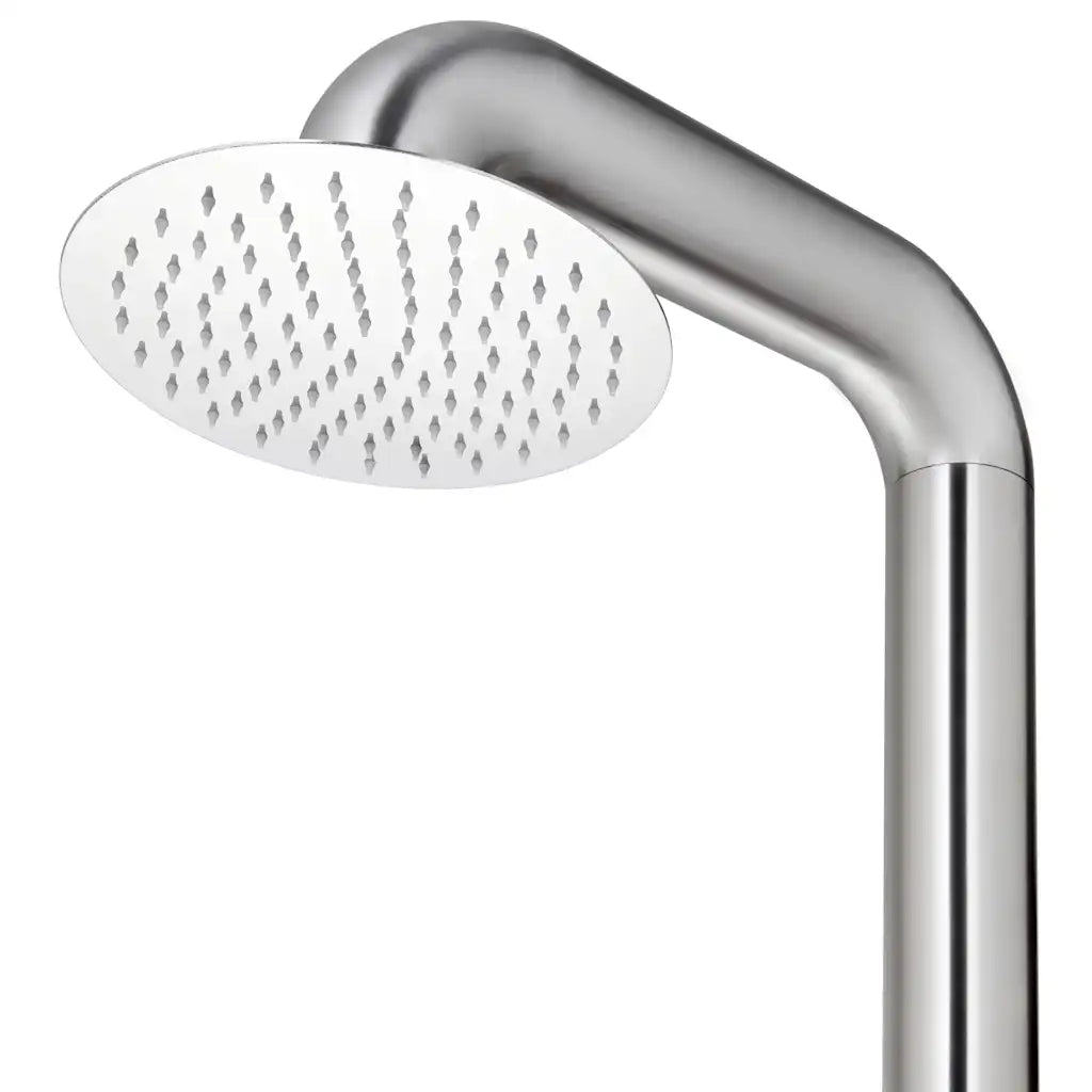 Gartendusche 225 cm aus Edelstahl 304 mit Handbrause