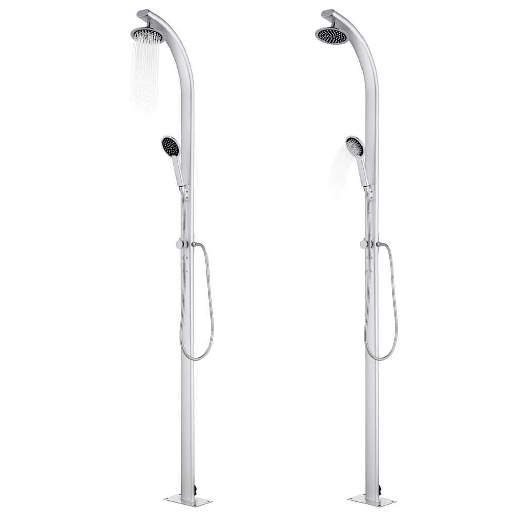 Gartendusche 215 cm Aluminium