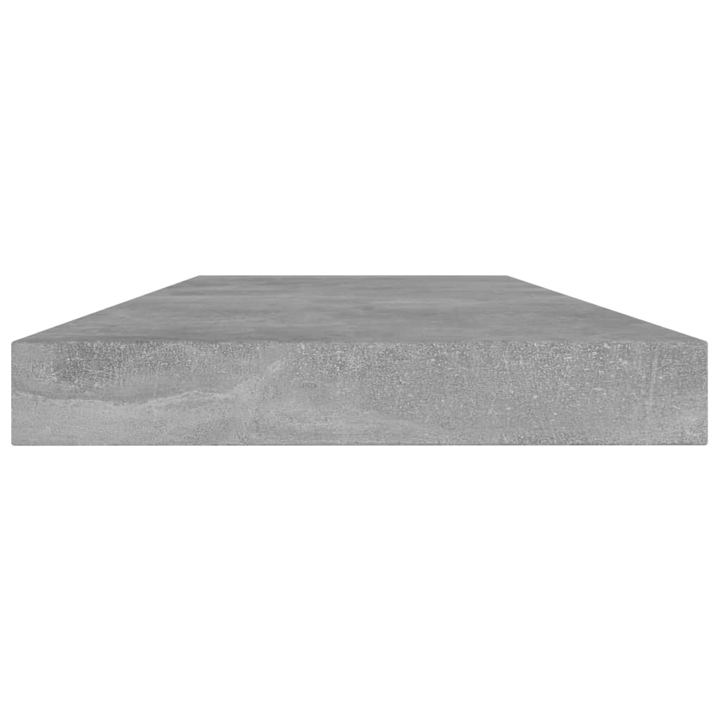 Bücherregal-Bretter 8 Stk. Betongrau 40x10x1,5 cm Holzwerkstoff