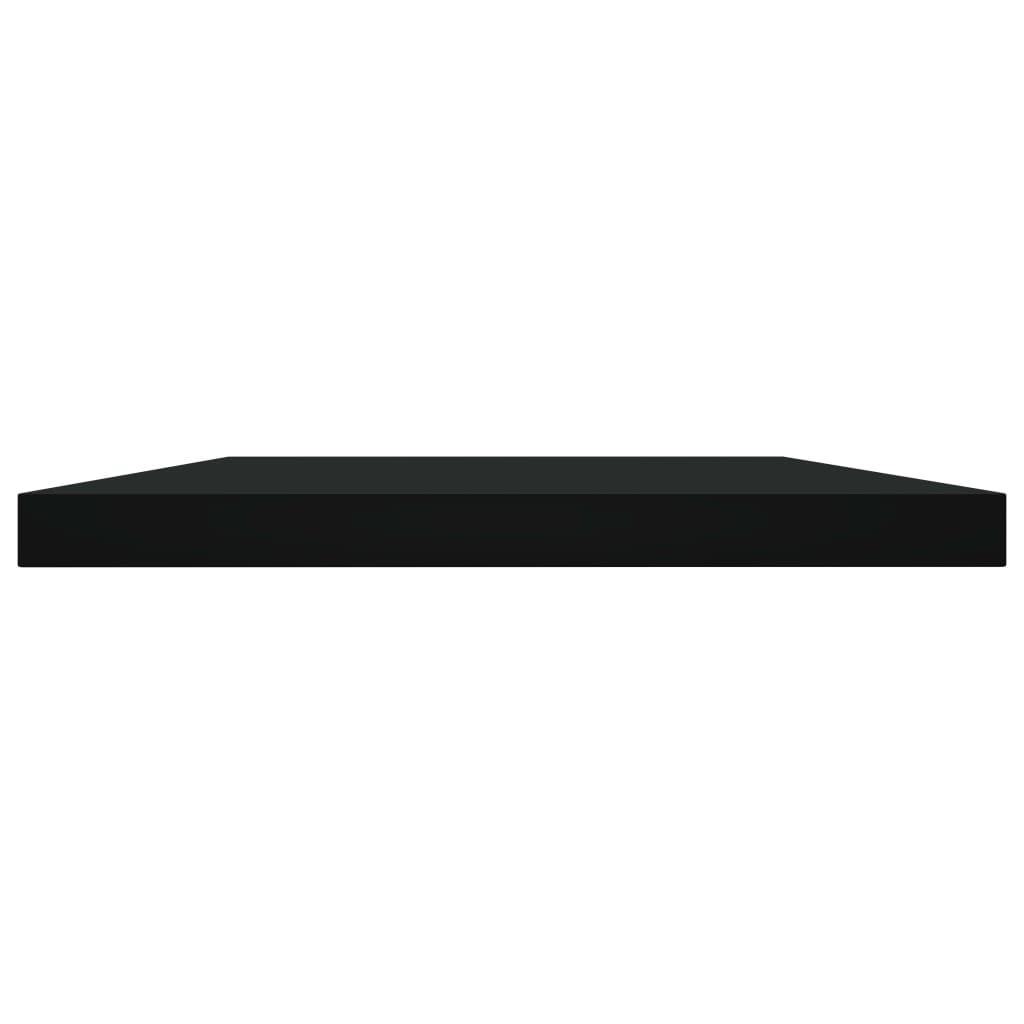 Bücherregal-Bretter 4 Stk. Schwarz 40x20x1,5 cm Holzwerkstoff