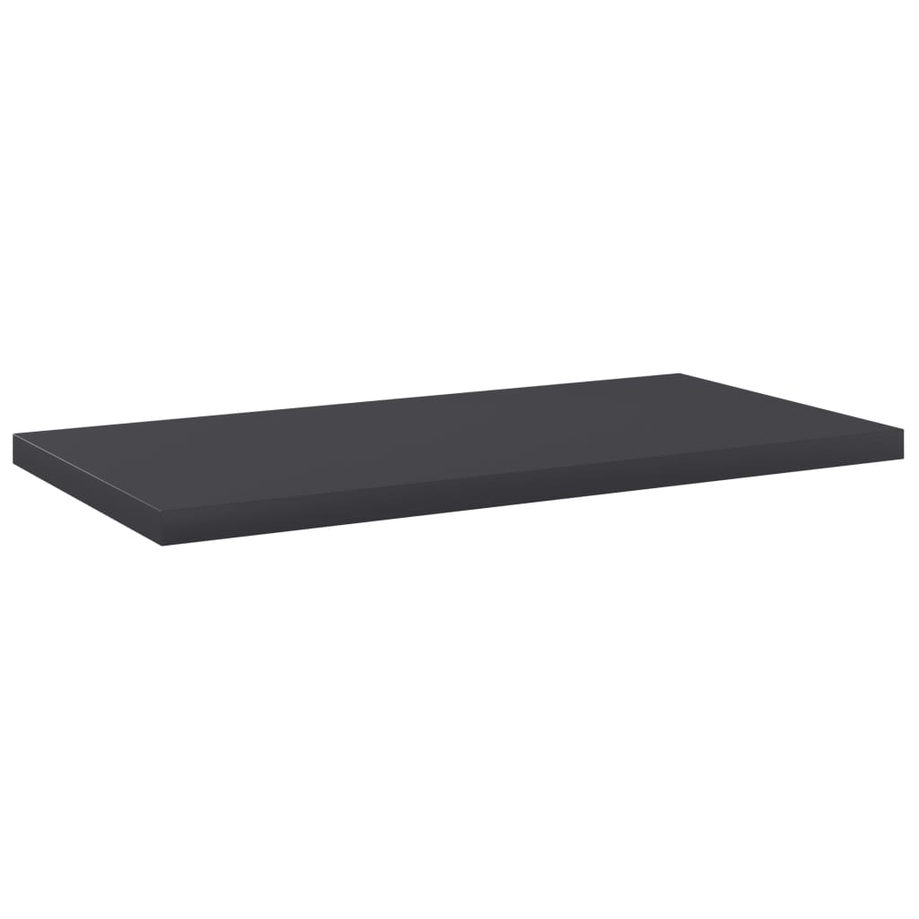 Bücherregal-Bretter 4 Stk. Grau 40x20x1,5 cm Holzwerkstoff