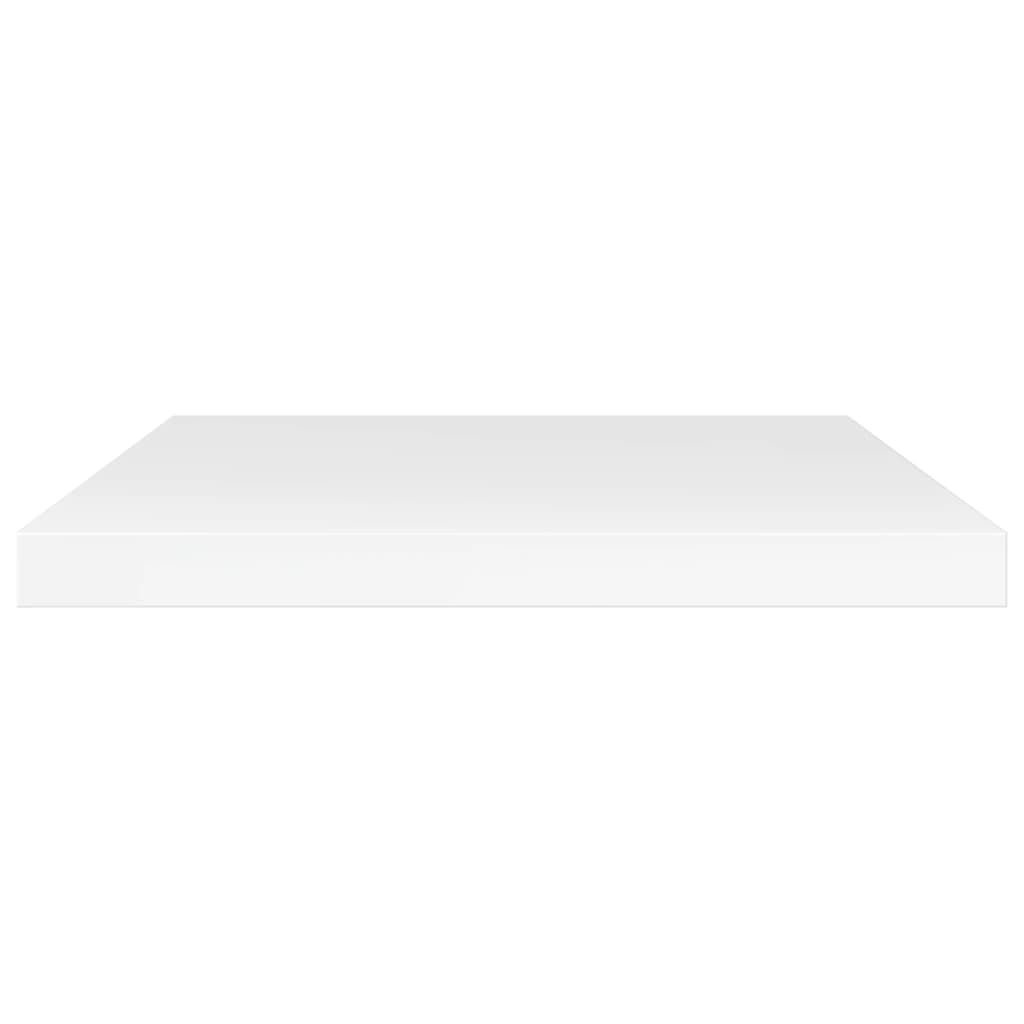 Bücherregal-Bretter 4 Stk. Hochglanz-Weiß 40x20x1,5 cm