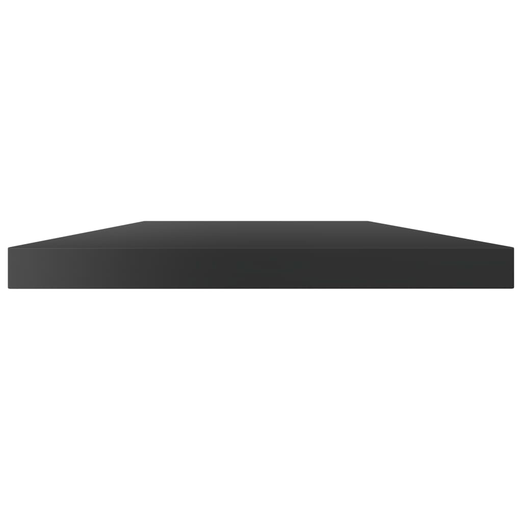 Bücherregal-Bretter 8 Stk. Hochglanz-Schwarz 40x20x1,5 cm