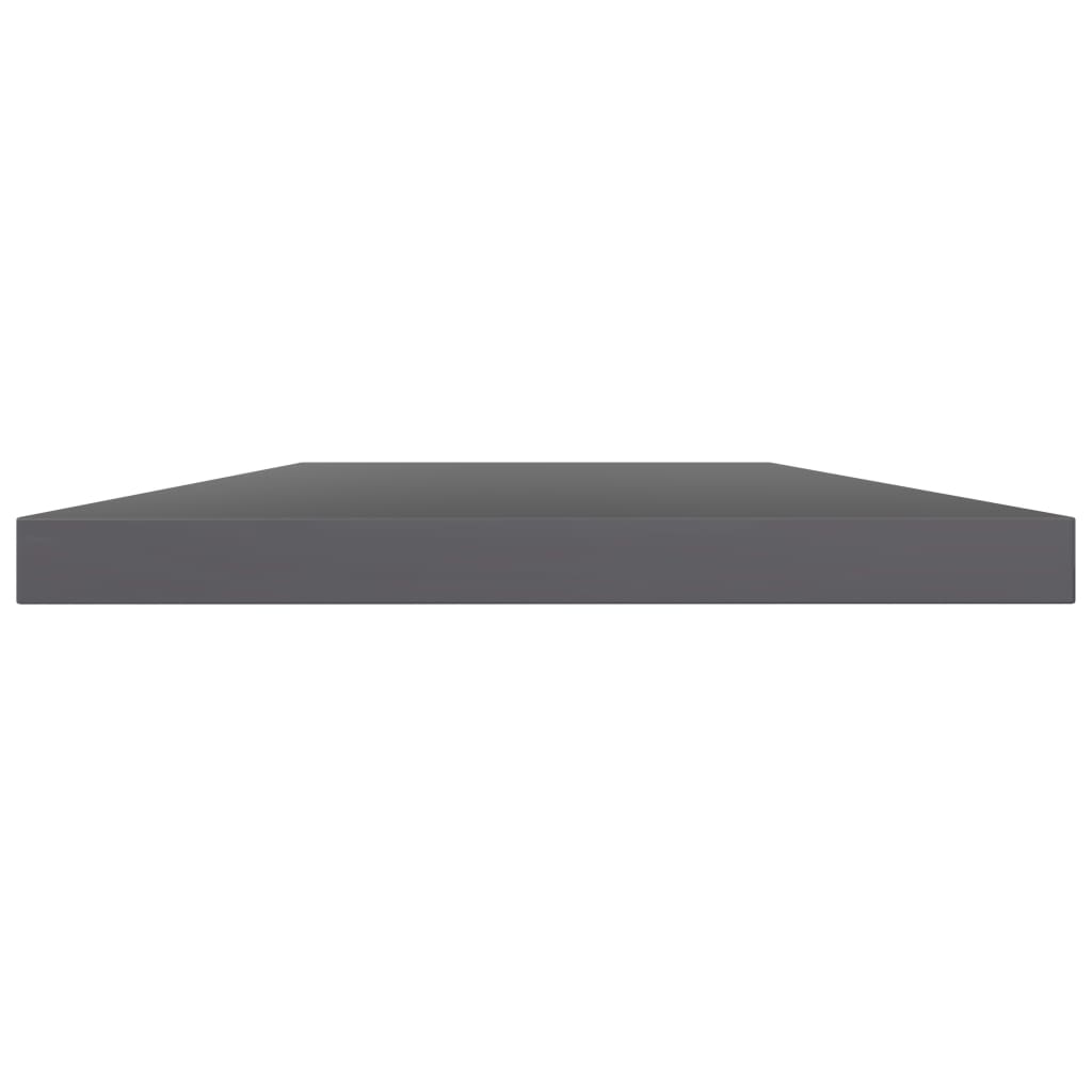 Bücherregal-Bretter 8 Stk. Hochglanz-Grau 40x20x1,5 cm