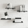 Bücherregal-Bretter 4 Stk. Grau 40x30x1,5 cm Holzwerkstoff